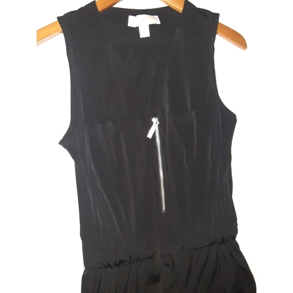 Michael Kors Zip Front Wide-Leg Jumpsuit Romper - Picture 7 of 11